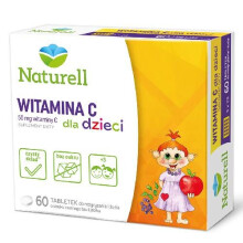 NATURELL VitaminC Children elderberry apple flavor-60chewable tablets