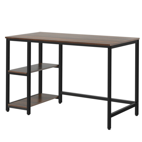 Costway 120 x 60cm Industrial Writing Desk Study Desk Gaming Table Workstation