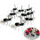 24pcs Ant Food Pick Fruit Fork Ant Toothpicks For Appetizer Snack Cake Dessert 1