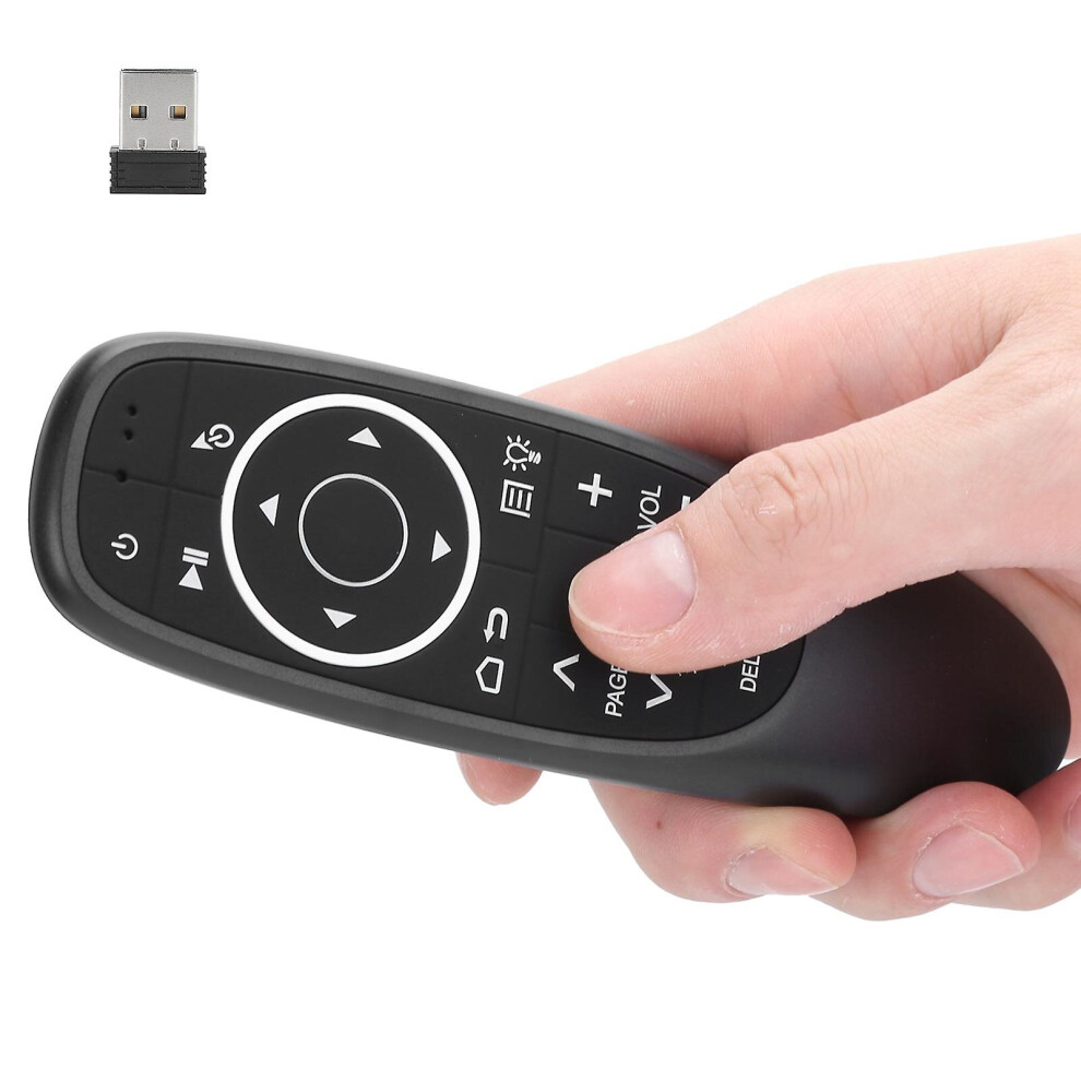 Wireless Voice Remote Control For G10s Pro Air Mouse 2.4G Backlight Gyroscope Black 768645292159