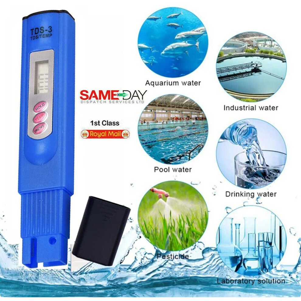 Digital Electric Tds Meter Ppm Tester Hydroponics Water Test Pen 5060985750449