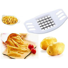 (White) AEX Potato FrenchFry Slicer Cutter Stainless Steel