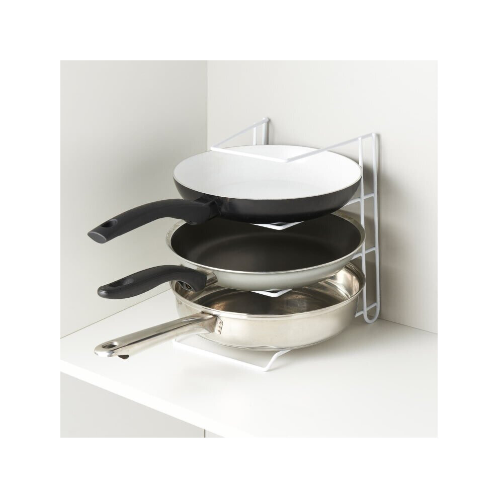 Pan Storage Stand Holds up to 4 pans 26 x 23.5 x 20.3cm (Approx.)