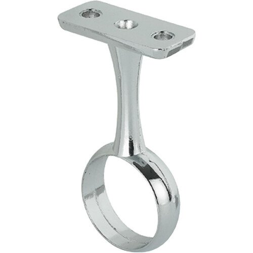 Hafele Wardrobe Rail Centre Support Chrome  25mm 1"