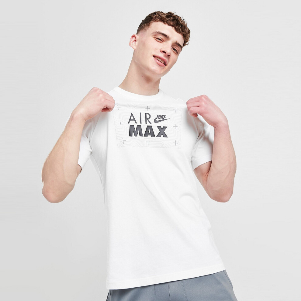 (DO7239-100 Nike Sports Mens T Shirt White S) Nike Sportswear Air Max Mens T Shirt