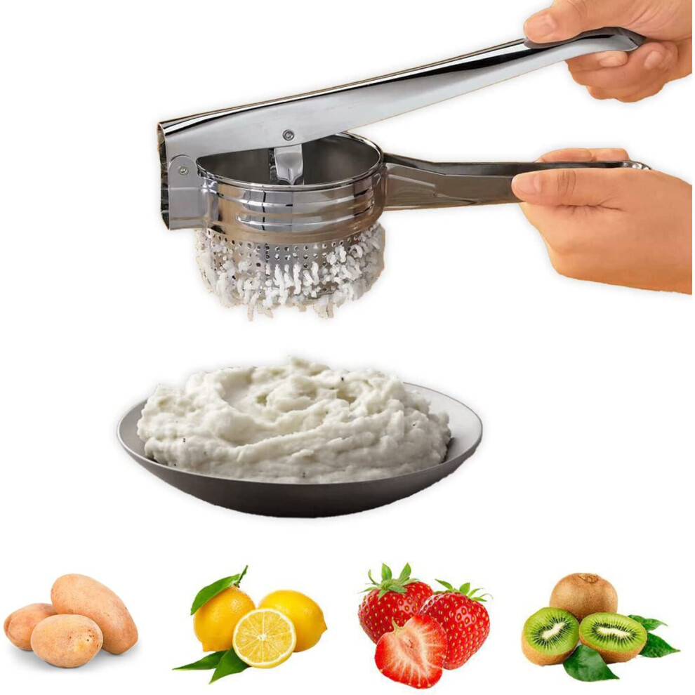 AEX Stainless Steel Potato Ricer Masher Fruit Juicer Crusher Squeeze