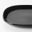 BACKIG Side plate, black, 18x18 cm 1