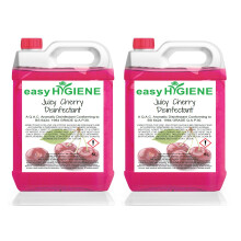 10 Litre Juicy Cherry Designer Disinfectant 2x 5L Kennel Patio Washroom Deodoriser