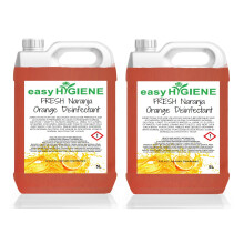 NARANJA ORANGE Disinfectant 10 Litre (2x5L) Fresh Fragrance Kennel & Floor Cleaner - Dilute 100ml to 5L (NARANJAdis10L)