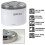 (White) Bread Bin Storage Kitchen Loaf Roll Food Box Retro Home Container 4