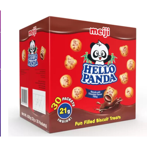 Hello Panda Chocolate Filled Biscuits, 30 x 21g 1