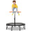 Gymax 115 CM Foldable Mini Trampoline Indoor Exercise Trampoline 1