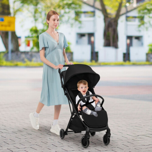 Gymax Baby Stroller Lightweight Infant Stroller Folding Infant Carriage 2