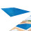 AREBOS Arebos Solar Pool Cover in different sizes | round or rectangular | blue | 400 micron | 20 x 13 ft (6 x 4 m) 1