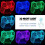 3D Acrylic Game Controller LED Night Light 7 Colours Desk Night Lamp 10