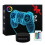 3D Acrylic Game Controller LED Night Light 7 Colours Desk Night Lamp 3
