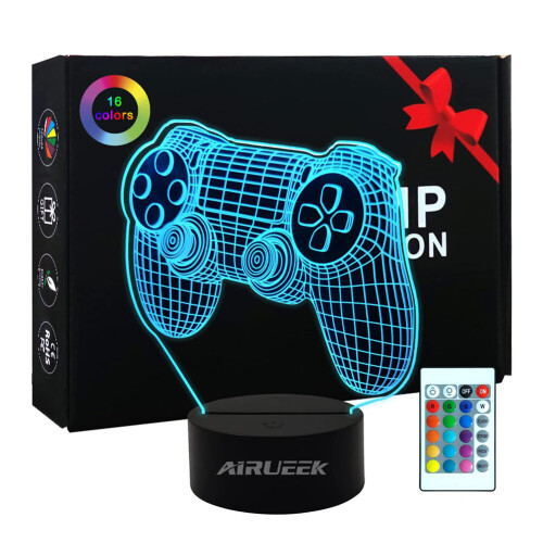 3D Acrylic Game Controller LED Night Light 7 Colours Desk Night Lamp 2
