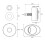 Dual Flush Concealed Toilet Cistern, Pipe & Cable Matt Black Push Button 3
