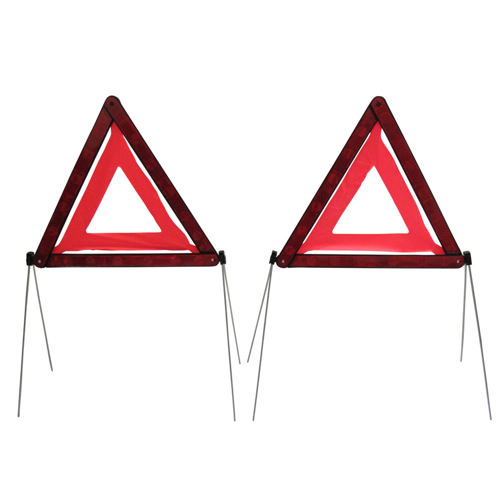 Emergency Breakdown Safety Triangle X2 (Hazard Car Truck Warning) 600988544956