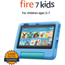 Fire 7 Kids tablet | 7 display, ages 3-7，16， GB Blue