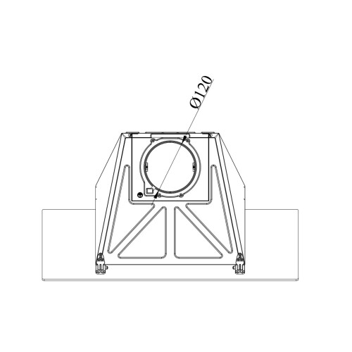 Ferre H601PWHS35 60cm Cooker Hood Extraction Rate 650 m³/h on OnBuy