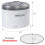 Bread Bin Storage Kitchen Loaf Roll Food Box Retro Home Container White 2