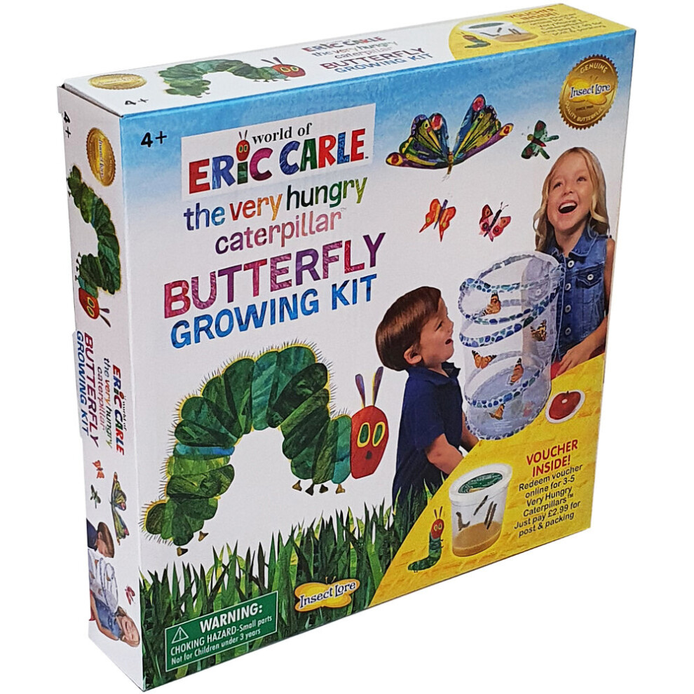 Insect Lore ILP8101 Hungry Caterpillar Butterfly Kit & Movement