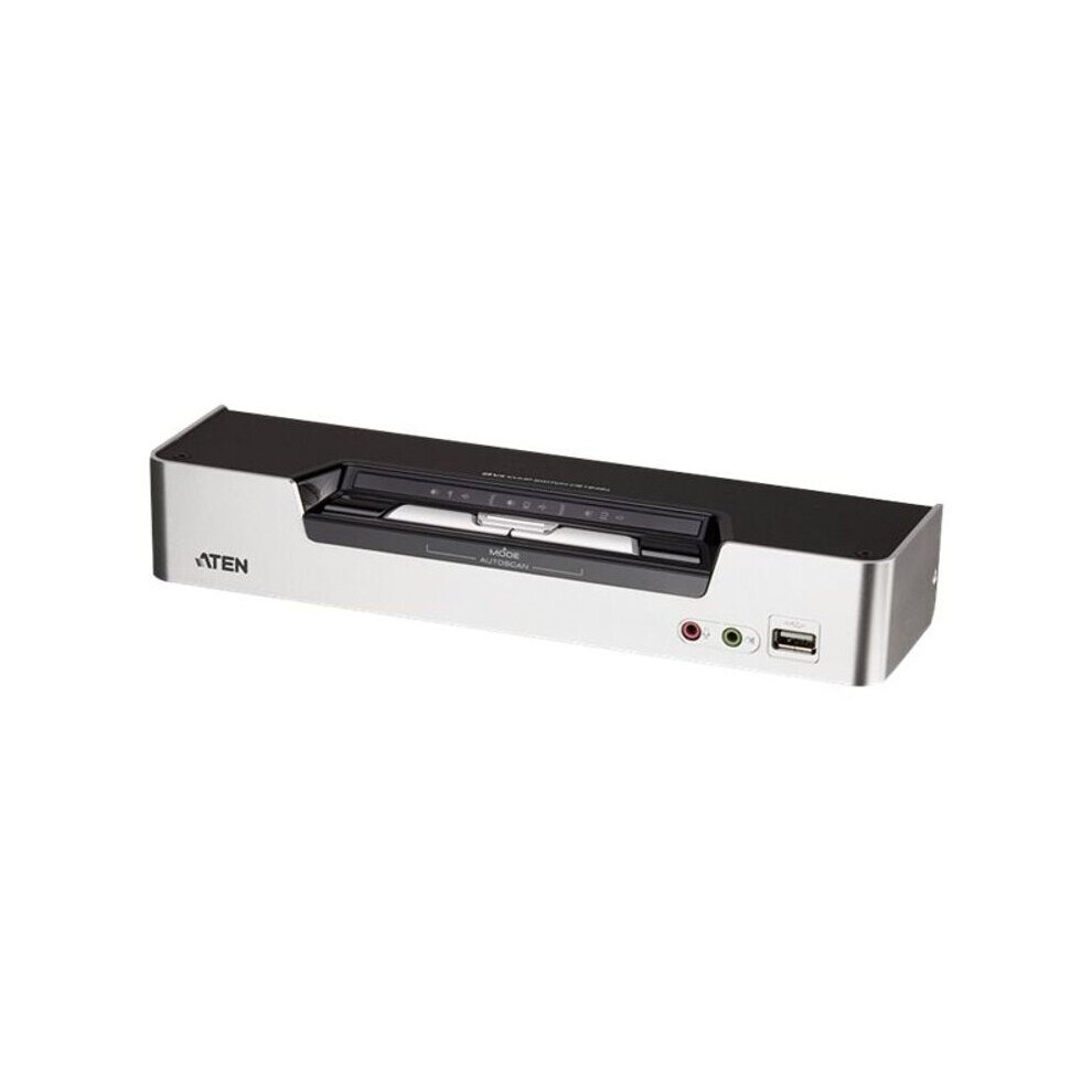 Aten Usb Dvi Dual View Kvmp Switch Cs1642a - Kvm / Audio / Usb Switch - 2 Ports 4710423779679
