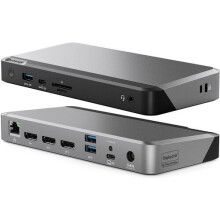 Dockingstation - ALOGIC - DX3 - Drievoudig 4K-scherm - PD 100W - Mac en Windows