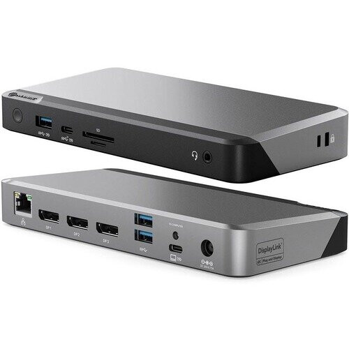 Dockingstation - ALOGIC - DX3 - Drievoudig 4K-scherm - PD 100W - Mac en Windows