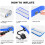Inflatable Gymnastics Mat 3M Inflatable Tumbling Mat With Pump 5