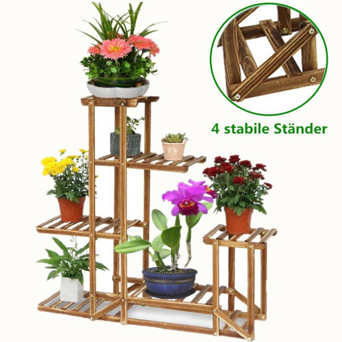 6 Tier Blume Pflanzer Rack Pflanze Stand Garten Dekor Pflanzer Display 2