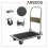 AREBOS Platform trolley - 150kg, black 12