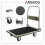 AREBOS Platform Trolley - 300kg, black 12