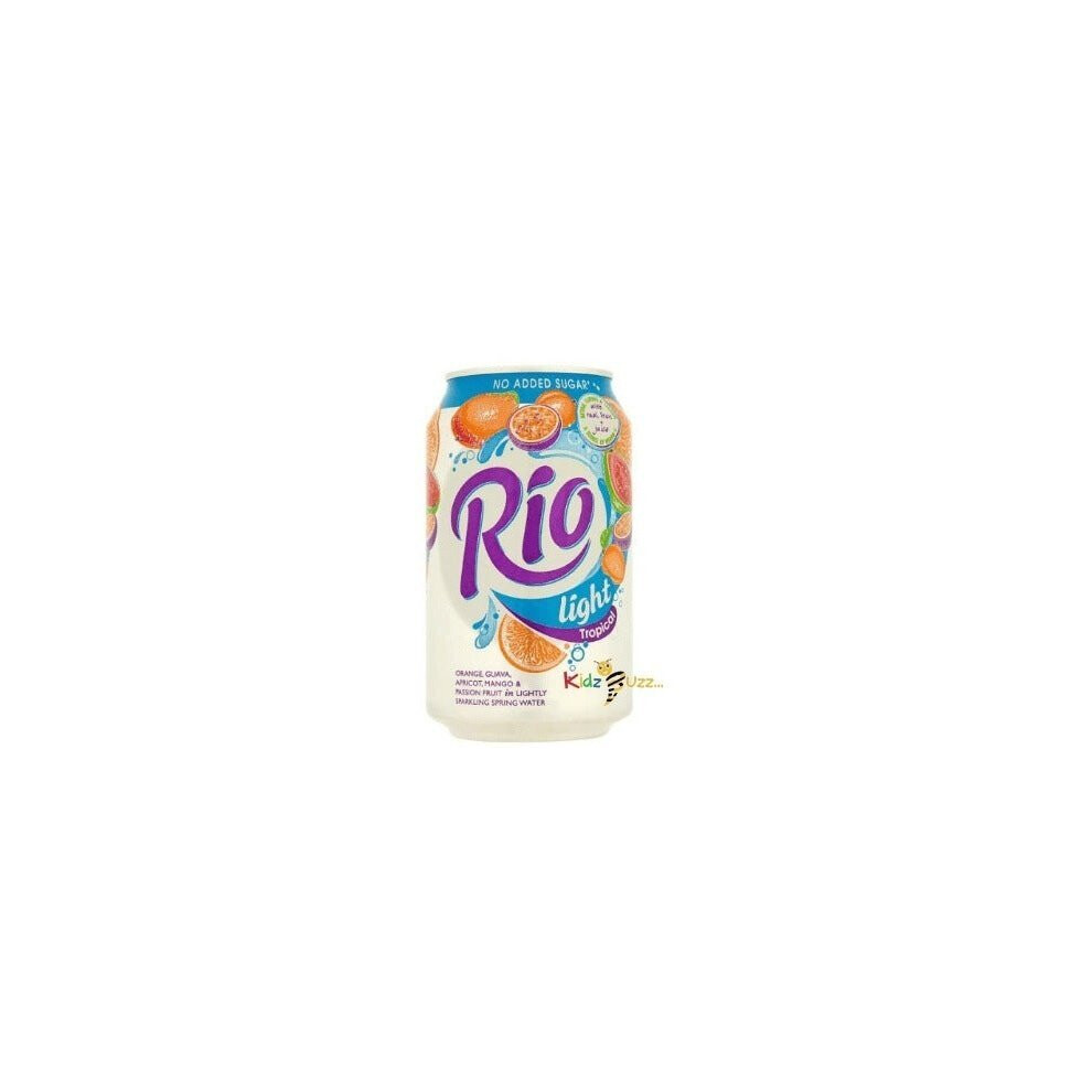 (Pack Of 6) Rio Tropical Light Can 24 x 330ml