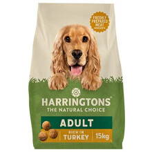 Harringtons Complete Dry Dog Food Tacchino e Riso 15kg - Prodotto con ingredienti naturali