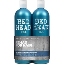 Bed Head by TIGI Recovery Moisture Shampoo & Conditioner Set for Dry, Damaged Hair - 2x750 ml