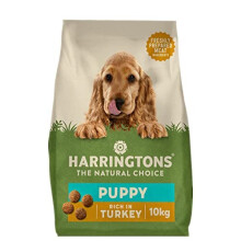 Harringtons Complete Dry Puppy Food Turkey & Rice 10kg - All-Natural, No Added Wheat/Dairy/Soya, Rich in Turkey & Omega 3/6