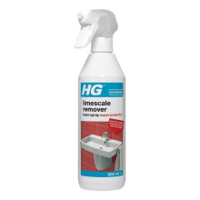 HG Limescale Remover Foam Spray, Professional Grade Limescale Remover, Bathroom Descaler, Removes Stains & Deposits from Shower Heads, Taps, Baths &