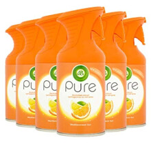 Air Wick Air Freshener, Pure Air Freshener Spray, Mediterranean Sun, 250 ml, Pack of 6