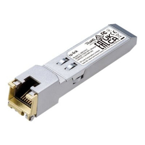 TP-LINK Módulo TP-Link RJ45 SFP+ 10G Base-T, Soporte para funciones de control TX Disable, funcionalidad