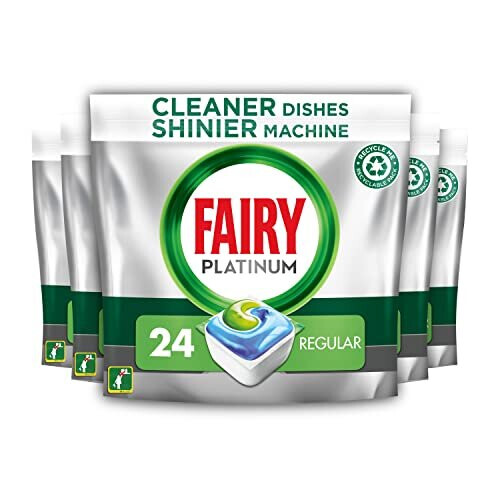 Fairy Platinu All-In-One Dishwasher Tablets Bulk, 120 Tablets
