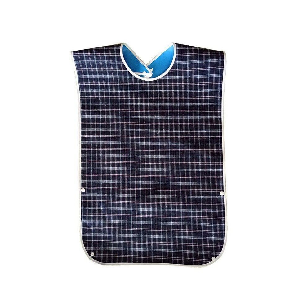 (Blue) Adult Elderly Disable Mealtime Bib