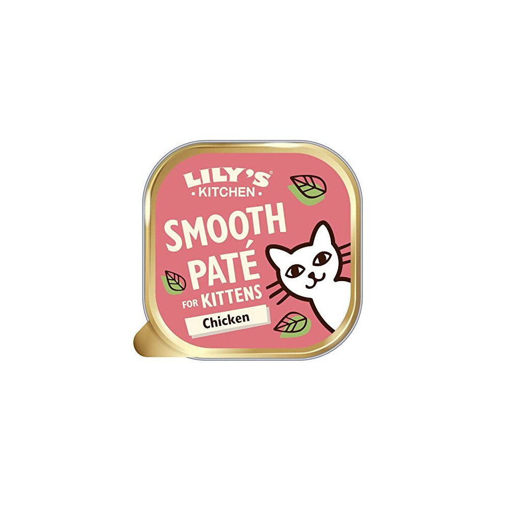 Lily's Kitchen Smooth Pate for Kitten, Chicken with Beef ,19 x 85 g