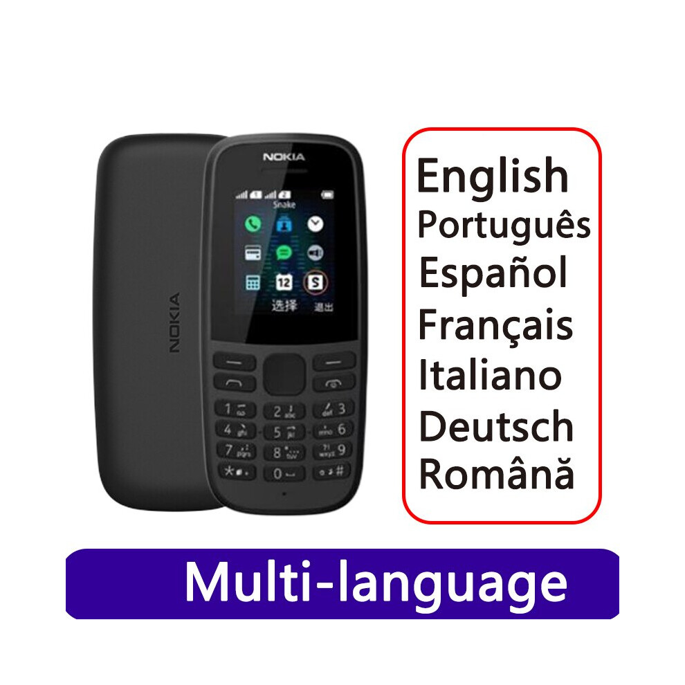 New Original Nokia 105 New 1.77Â Display 4Mb Storage 800Mah Battery 5056538381277