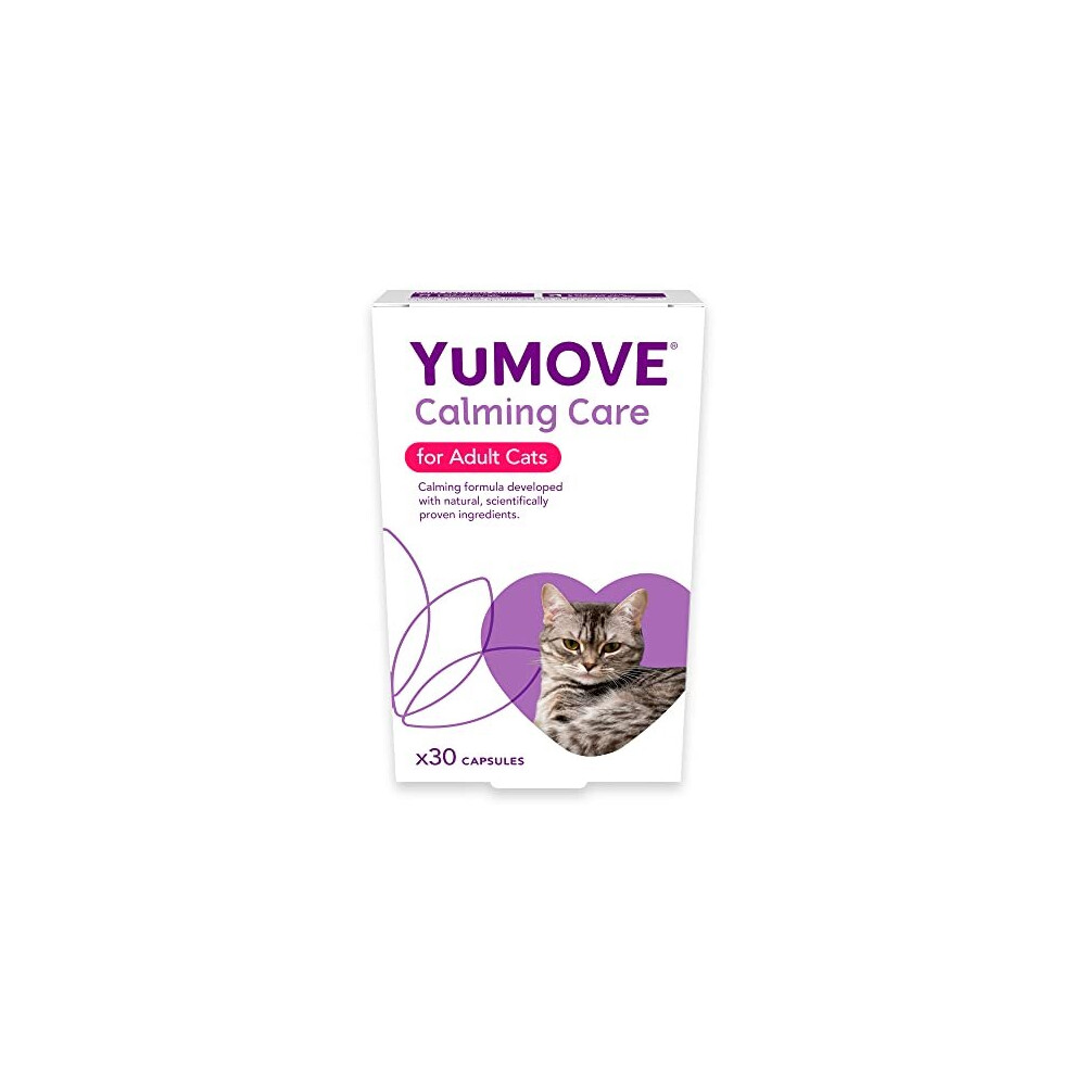 YuMOVE Calming Care for Cats | Previously YuCALM Cat | Calming Supplemnent for Cats who are Stressed or Nervous | Packaging may vary