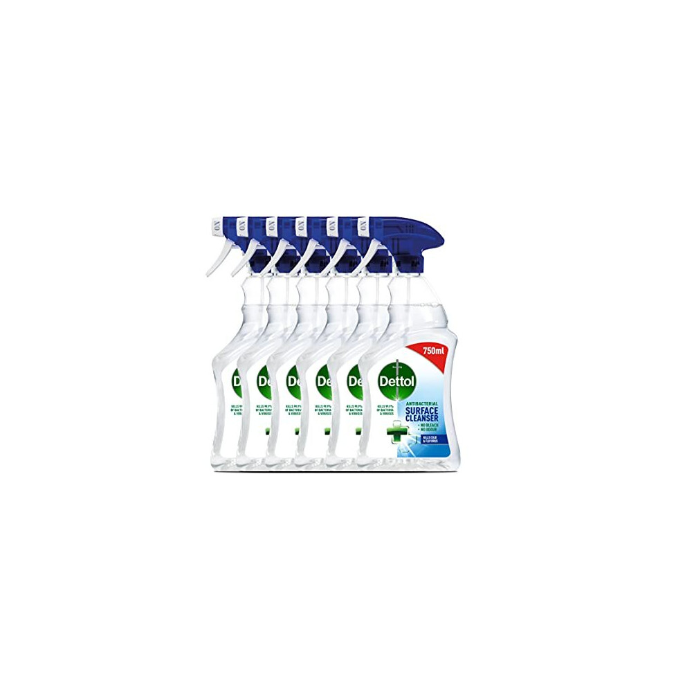 Dettol Antibacterial All Purpose Surface Disinfectant Cleanser, 750 Ml (Pack Of 6) (Packaging May Vary)