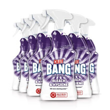 Cillit Bang Power Spray Bleach & Hygiene 750 ml (Pack of 6) – Disinfects, Kills 99.9% of virus (EN 14476), Hygienic Clean in Seconds