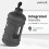 HYDRATE HYDRATE XL Jug 2.2 Litre Water Bottle - BPA Free, Flip Cap, Ideal for Gym, Large Sports Bottle, Extra strong material - Matte Black 4