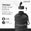 HYDRATE HYDRATE XL Jug 2.2 Litre Water Bottle - BPA Free, Flip Cap, Ideal for Gym, Large Sports Bottle, Extra strong material - Matte Black 3